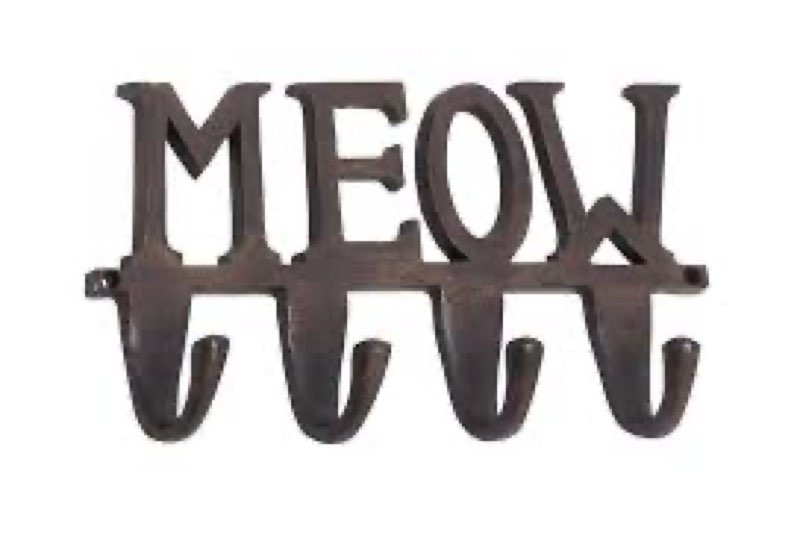 ( similar imagen) #ALUM CAT HOOK 12\"W, 7\"H