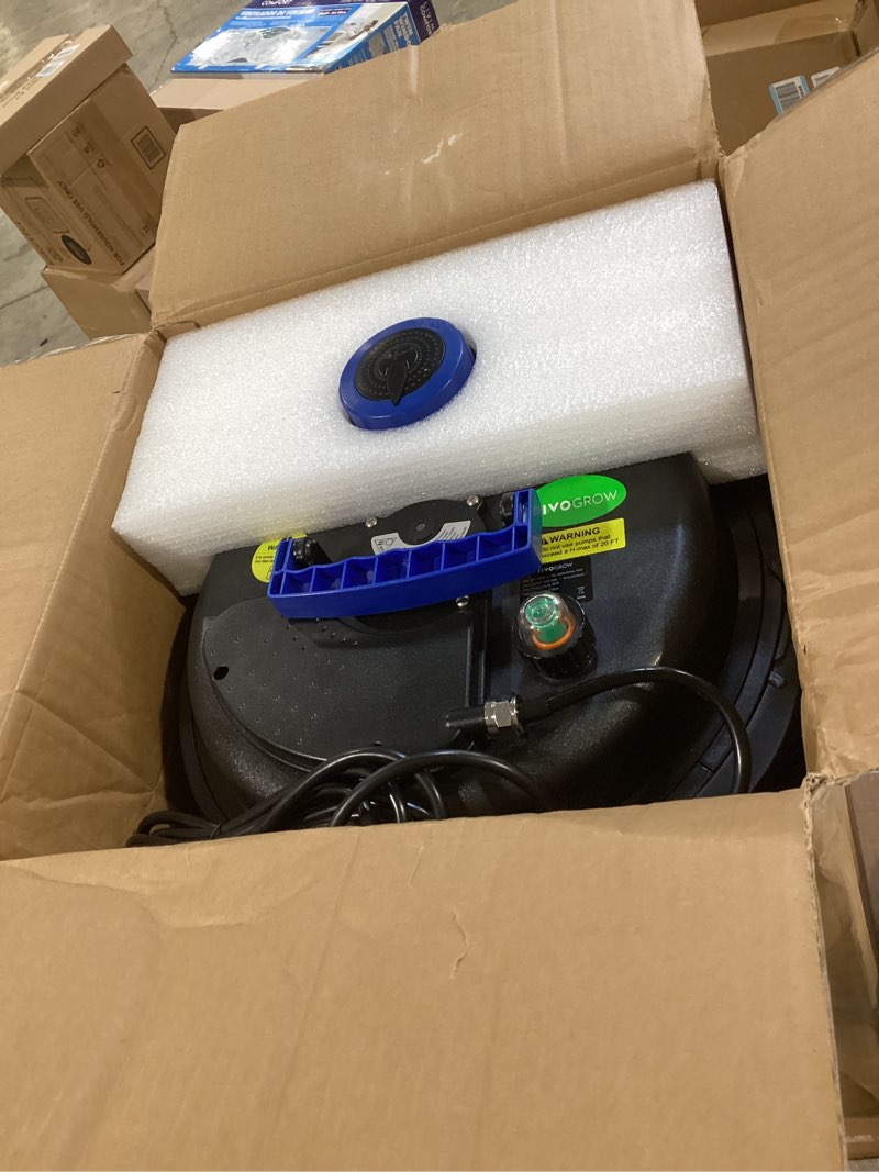 Condition photo showing Good Condition for bio pressure pond filter, with 13w uv-c light, 2630 gph suitable for koi ponds up to 1300 gallons or landscape pools up to 2600 gallons