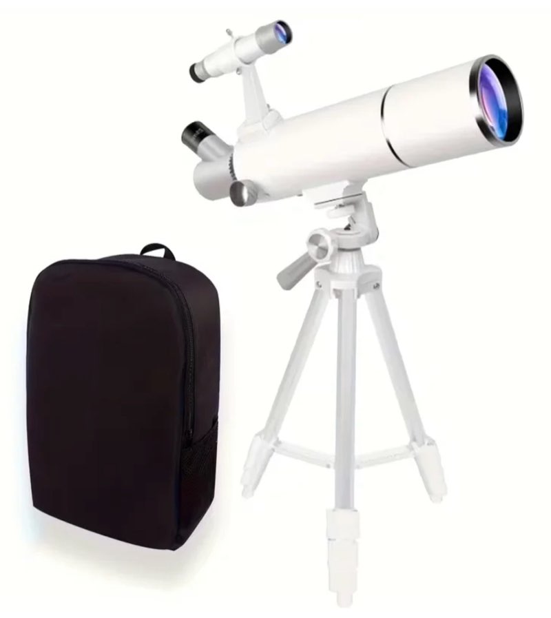 Telescope for Adults and Beginners Astronomy, 90mm Aperture 800mm Refractor with 32X–240X Magnification,Fully Multi-Coated with AZ Mount Tripod & Carry Bag& Phone Adapter
