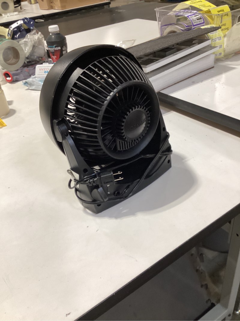 Vornado 7-in High Velocity Indoor Desk Fan, in Black Item #625622 | Model #CR1-0116-06