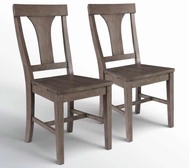 edelen solid wood side chair (set of 2)