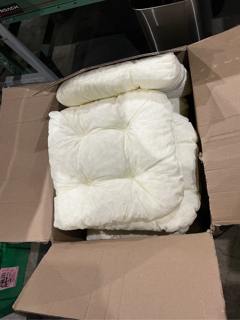 Condition photo showing As Is for patio indoor outdoor chair cushion seat pads, u-shape garden chair cushions,soft lounger chair pad for patio swing bench wicker chair