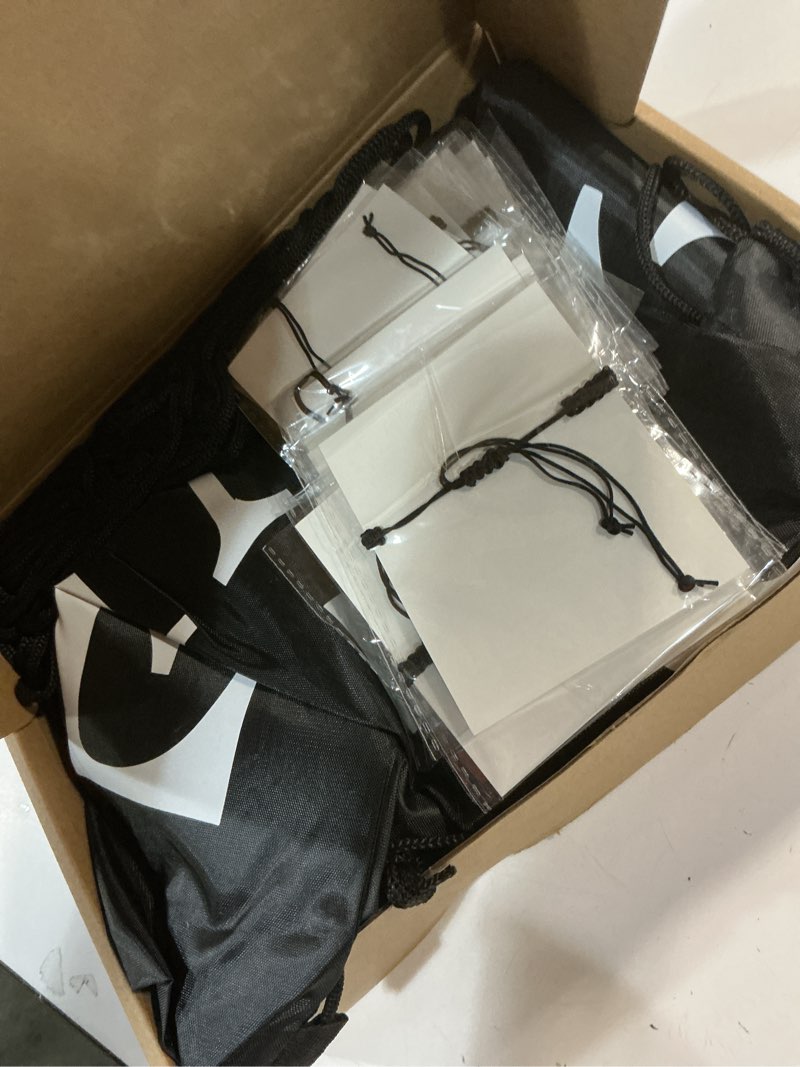 Condition photo showing New/Like New for Reginary 18 Pcs Soccer Drawstring Bag and 18 Pcs Soccer Bracelet Bulk, Football Goodie Bags Drawstring Backpack Adjustable Braided Charm Bracelet Party Favors Supplies Gift for Boys Girls Classic Soccer
