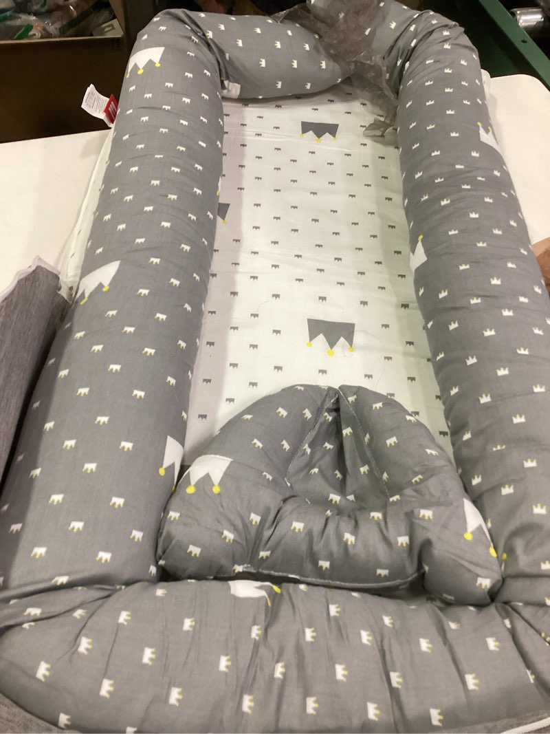 Condition photo showing Good Condition for Baby Lounger for Newborn to Toddler 0-24 Months - Portable Infant Lounger with Breathable Cotton, Ad