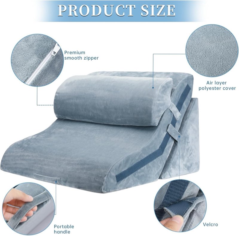 Lucresta 3pcs orthopedic pillow set