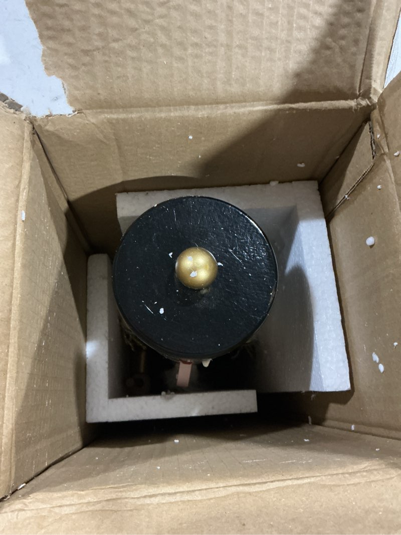 Condition photo showing As Is for Large Christmas Nutcracker Soldier 35 Inch/2.9Ft Wooden Nutcracker Figures Decor Xmas Nutcracker Welcome Centerpieces for Indoor Outdoor Floor Drum