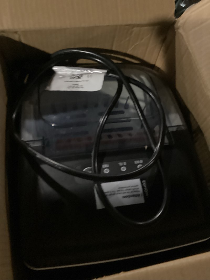 Condition photo showing New/Like New for EUHOMY Countertop Ice Maker Machine with Handle, 26lbs in 24Hrs, 9 Ice Cubes Ready in 6 Mins, Auto-Cleaning Portable Ice Maker with Basket and Scoop, for Home/Kitchen/Camping/RV. (Black) Black 26lbs