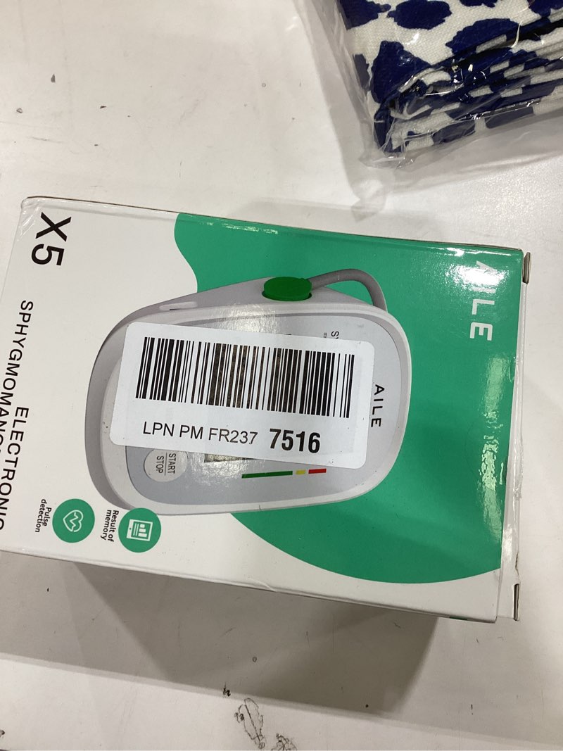Condition photo showing New/Like New for AILE Blood Pressure Monitor, Blood Pressure Machine Upper Arm Large Cuff(8.7"-16.5"), High Automatic Blood Pressure Monitors Cuff for Home Use, (BP) Manual Arm Blood Pressure Monitors, 2 * 99 Memory White