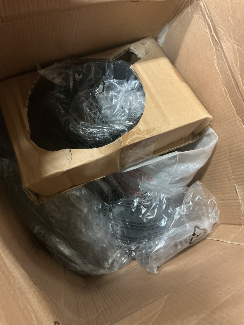 Condition photo showing As Is for Black+Decker Quiet Blender with 6-Cup Cyclone Glass Jar, 3 Speeds + 3 Functions & Serrated Blade Technology for Faster Blending, Pulse Button and 24-oz Personal Jar, 900W