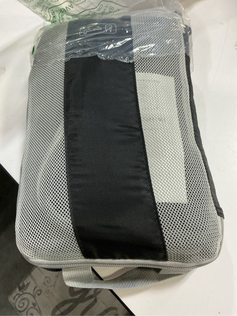 Condition photo showing Good Condition for 10 Set Compression Packing Cubes for Travel Essentials,Compressible Expandable Packing Cubes for Suitcase,OlarHike Luggage Organizer Bags for Travel,Handy Helper for Organizing Clothes(Black) Black 10 set