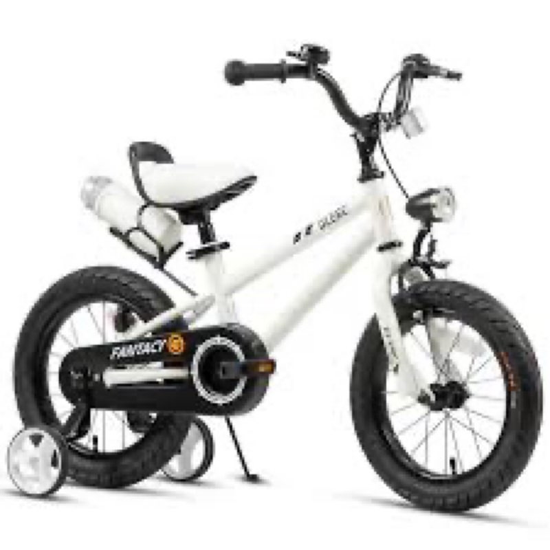 Glerc Kids Bike for Ages 1-4 Years Old, 12 Inch BMX Style Kids Bicycle with Training Wheels, Boys Bi
