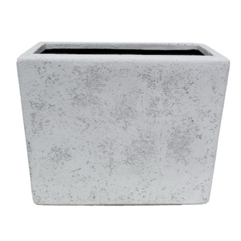 origin 21 rectangle 11-in w x 24-in l x 20.25-in h white mixed/composite indoor/outdoor deck box planter item