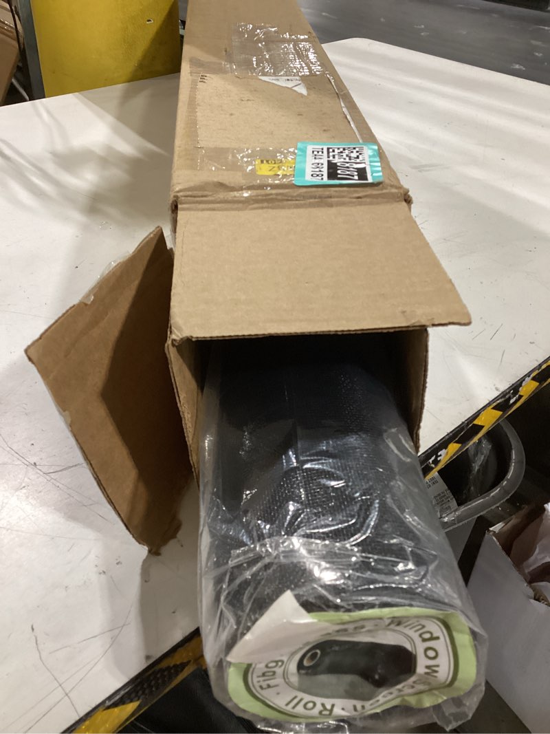 Condition photo showing New/Like New for pololo fiberglass screen roll high visibility and durable screen easy to diy repair or rescreen window and door screen 36” x 100’ black