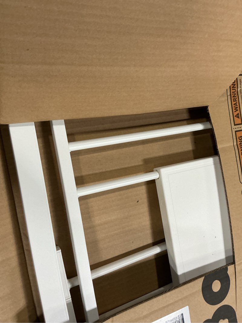 Condition photo showing As Is for babelio auto close baby gate with cat door,29-43" metal gate for doorway,stairs, house,easy walk thru with pet door,includes 4 wall cups and 3 extension pieces,white white 29-43" wide, 30" tall