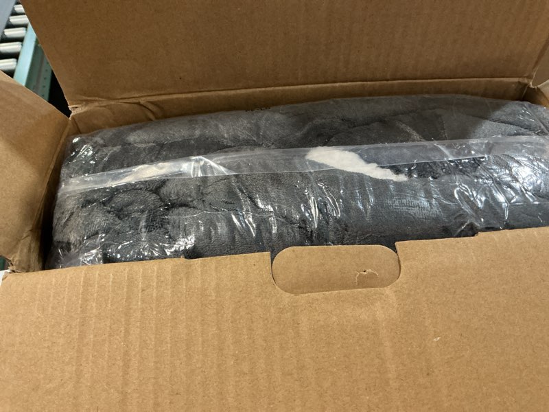 Condition photo showing New/Like New for Electric Heated Blanket Full Size 72"x84", Soft Flannel with Overheat Protection, 6 Adjustable Heat Settings & 10-Hour Auto-Off Timer, Fast Heating for Winter Comfort, Dark Gray 02-dark Gray Full 72"x84"