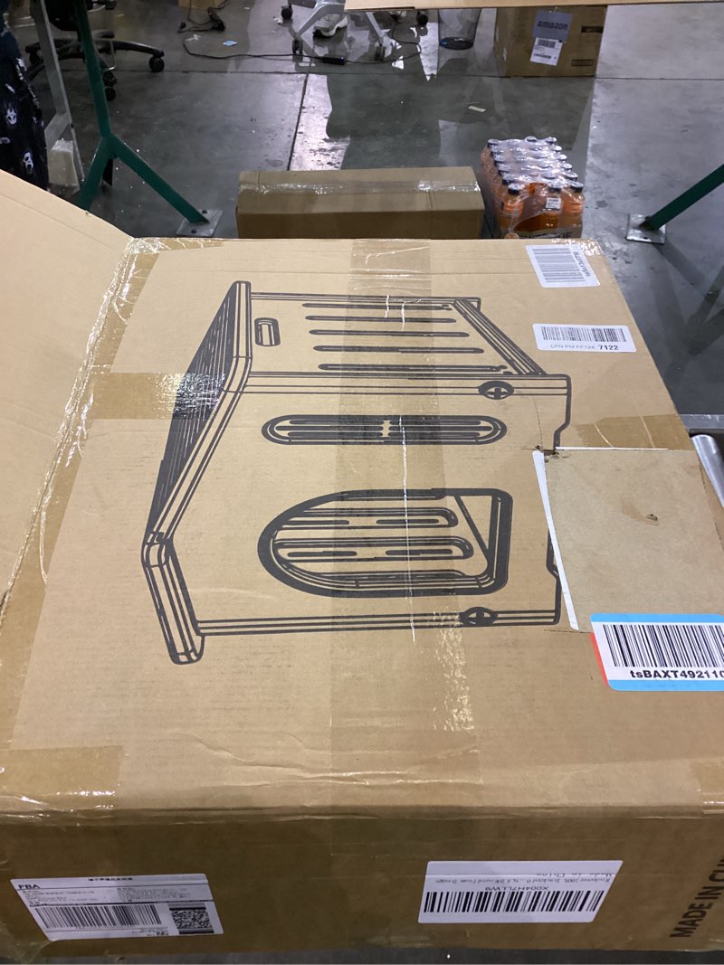 Condition photo showing As Is for Rockever Plastic Outdoor Indoor Cat House with Insulated Liner, 100% Insulated Outdoor Cat Houses for Winter Feral Cats, Waterproof Escape Door Design, Assemble Easily-Grey Modern Grey with Insulated Liner