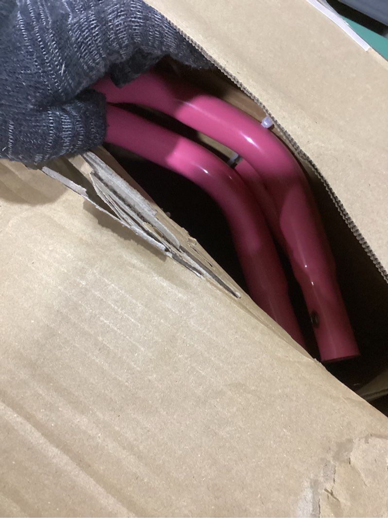 Condition photo showing Good Condition for Gymnastic Bars for Kids with Adjustable Height, Folding Gymnastic Training Kip Bar, Expandable Horizontal Bar for Home Pink with Mat