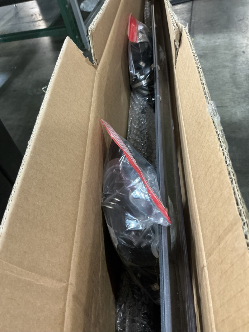 Condition photo showing As Is for kemimoto vented front windshield compatible with kawasaki teryx 800/ 4 800 2016+, teryx s/ 4 s 2021+, scratch resistant pc utv window with pre-installed rubber strips hard coated clear full windscreen