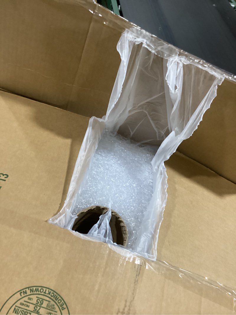 Condition photo showing Good Condition for amazon basics bubble wrap for moving, packing, shipping and storage, perforated protective cushioning for fragile items, 12-inch x 175-ft long roll, small 3/16", clear