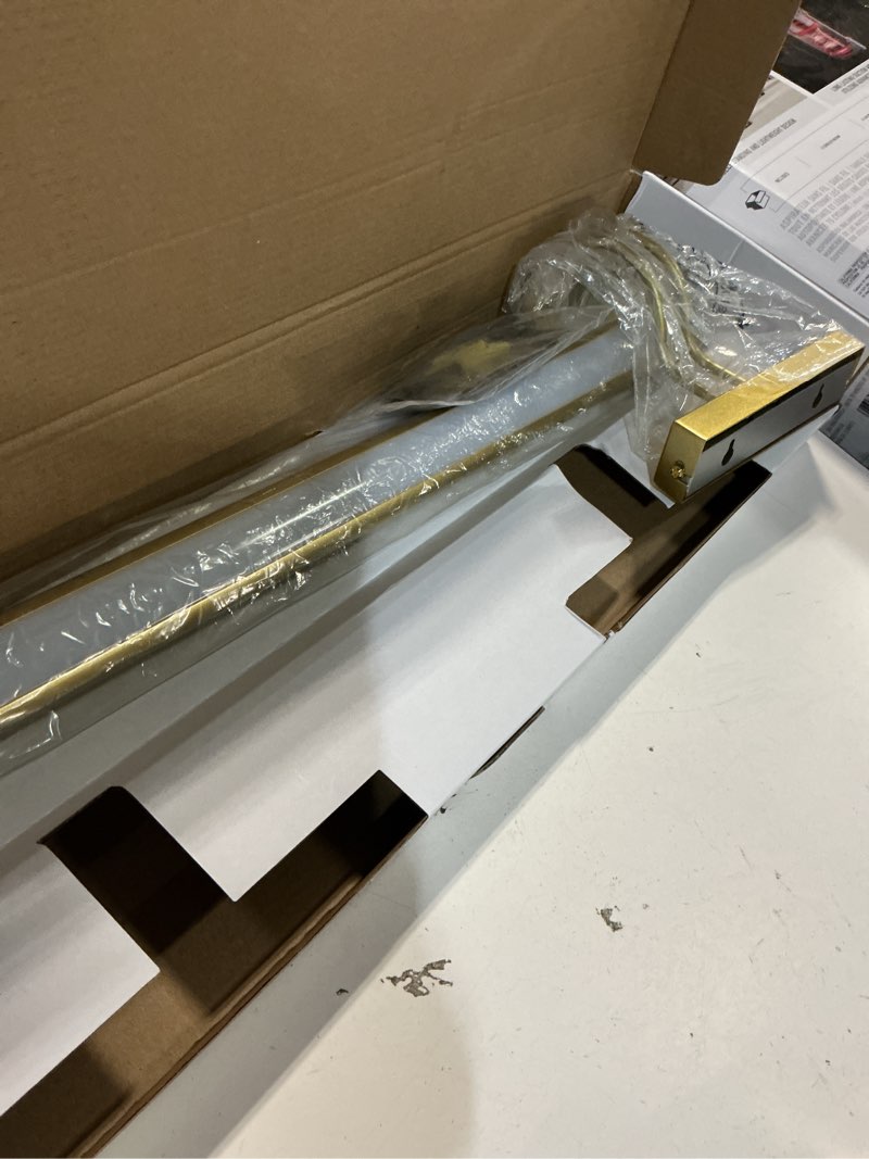 Condition photo showing Good Condition for 26" wireless picture lights, rechargeable battery art display light with remote control, dimmable/timer off dartboard light, 3 lighting modes full metal painting display lights (gold-1 pack)