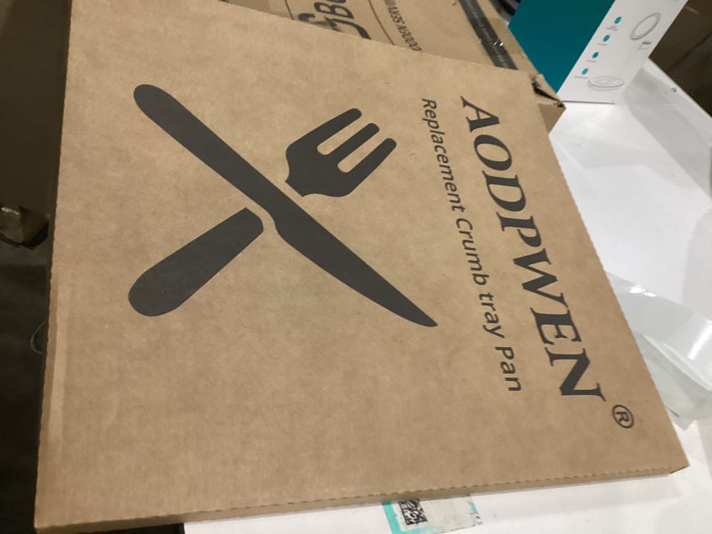 Condition photo showing As Is for Crumb Tray Replacement for Ninja Foodi SP101 SP151 Air Fryer Oven with 4 Pcs Teflon Mats, Air Fryer Accessories for Ninja airfryer Flip Up Toaster Oven