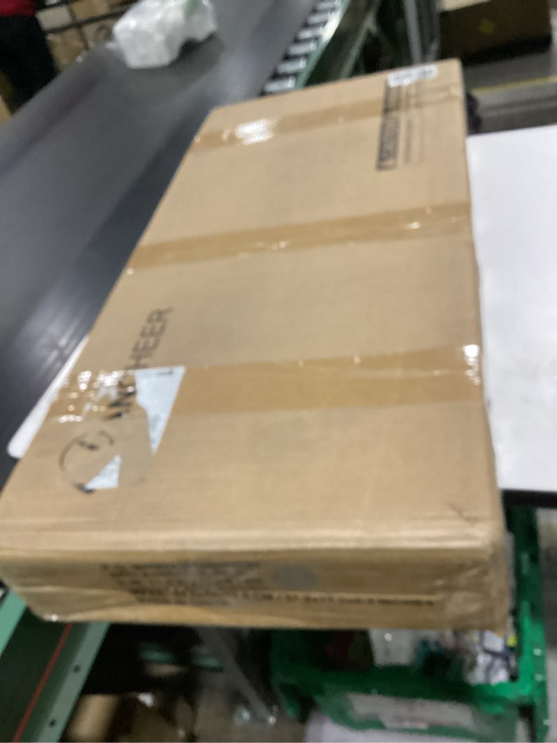 Condition photo showing New/Like New for ANCHEER 40"/48" Foldable Mini Trampoline,Max Load 450lbs/550lbs Indoor Trampoline,with 4 Level Adjustable Foam Handle and Resistance Bands,Adult Exercise Trampoline for Home, Garden, and Gym Silver 48 inch