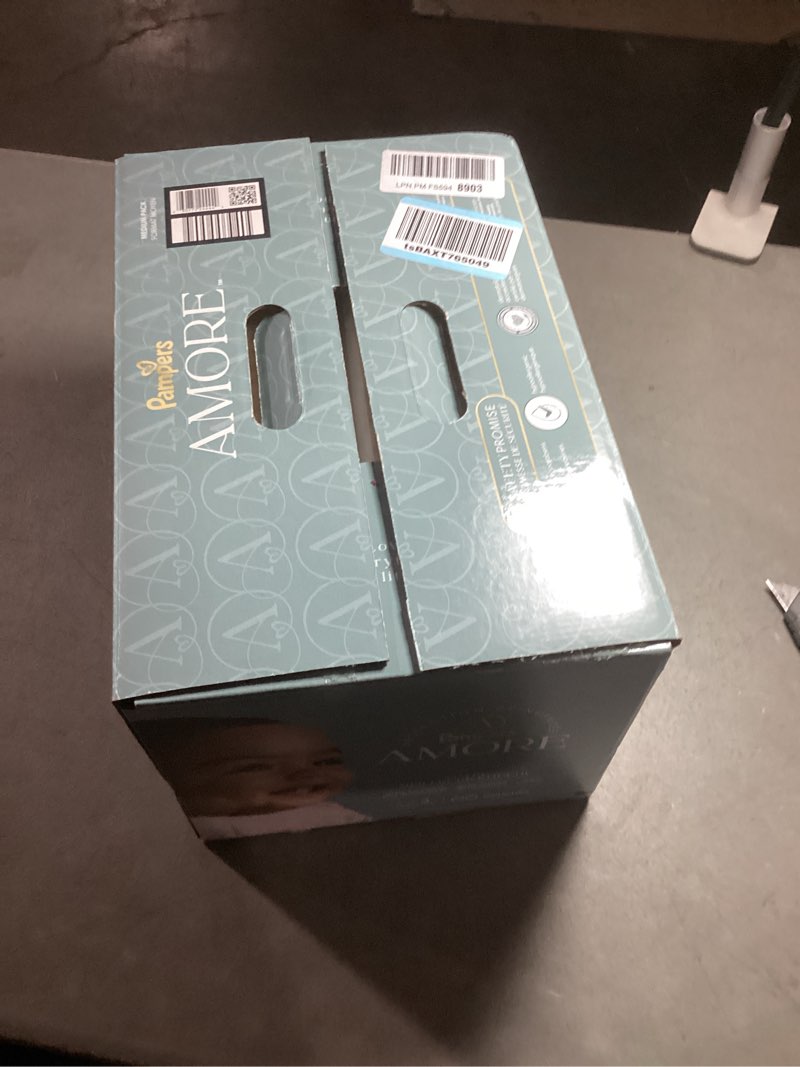 Condition photo showing New/Like New for pampers amore, size 3 (13-26 lbs), 66 count, our best diaper – hypoallergenic & fragrance free, up to 100% leakproof, soft as cashmere size 3 66