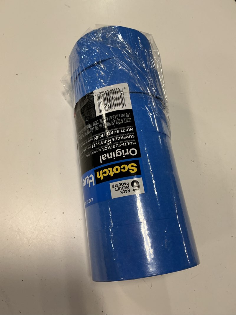 Condition photo showing New/Like New for scotchblue 1.88 in. w x 60 yd l blue medium strength original painter's tape 6 pk