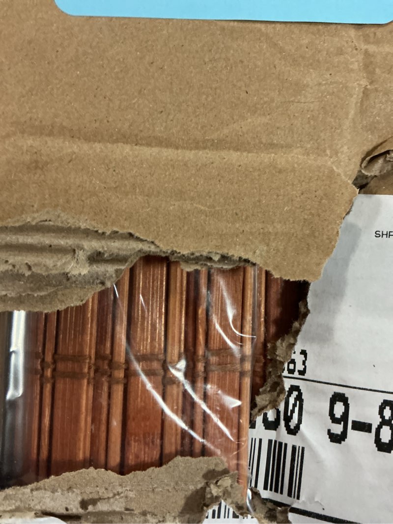 Condition photo showing Good Condition for LazBlinds No Tools No Drill Cordless Bamboo Roman Shades, Light Filtering Window Treatment, Roll Up Bamboo Blinds for Windows 23'' W x 64'' H, Wood Light Filtering-wood01 23" W x 64" H