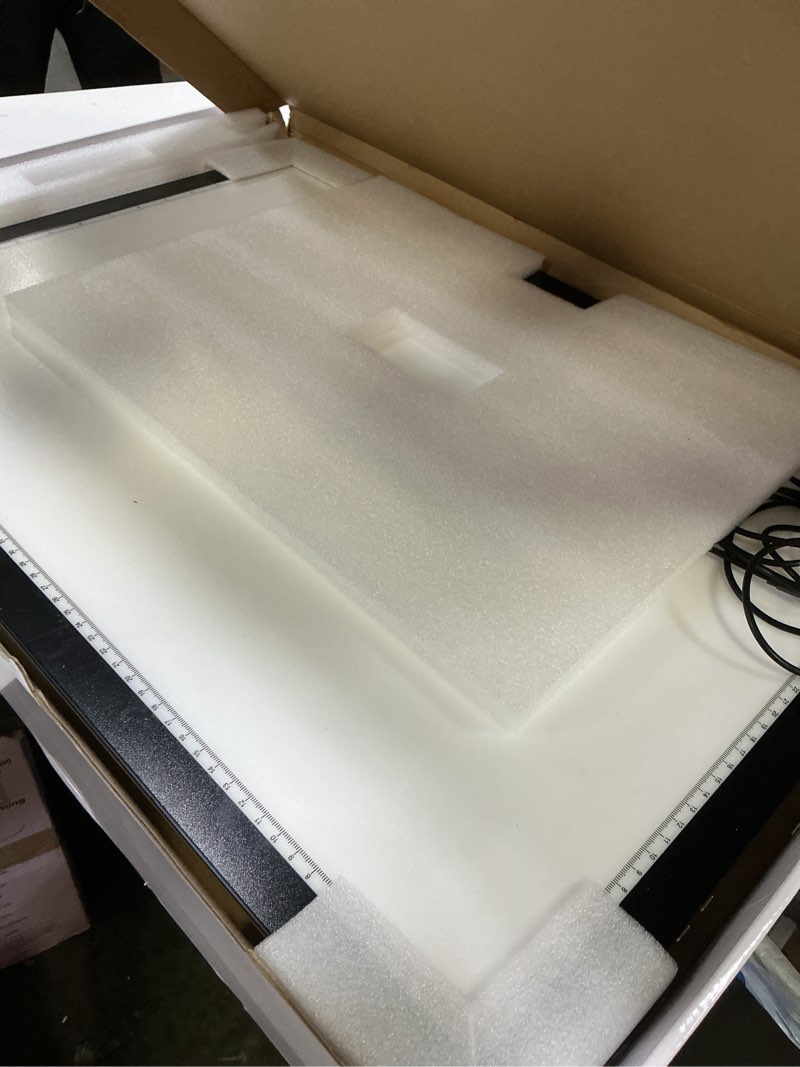 Condition photo showing Good Condition for a2 light pad (25.2" x 18.4"), large magnetic bright light box for tracing,6 levels dimming/3 color,physical buttons,light board for diamond painting,light table for drawing, sketching black a2 without bag