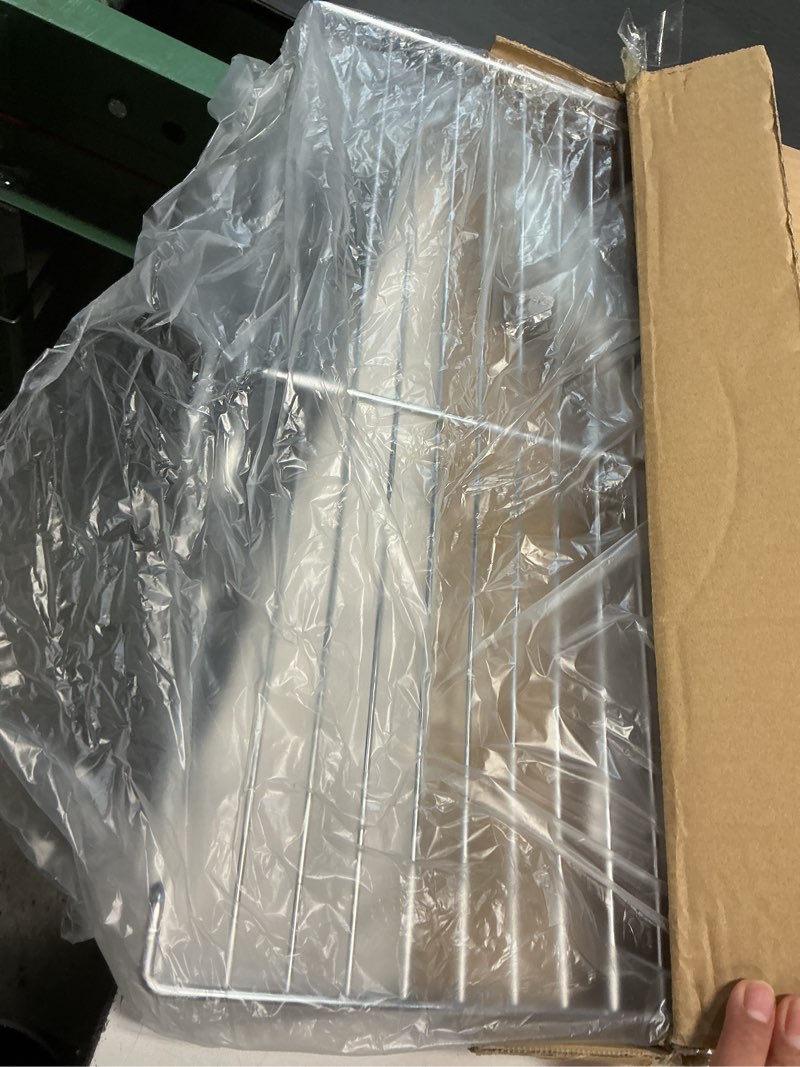 Condition photo showing Good Condition for DINDON 1 Tier Pull Out Cabinet Organizer (20" W x 18" D) Heavy-Duty Metal Sliding Drawer Shelf, Slide Out Wire Basket for Kitchen Cabinets, Pantry, Bathroom, Chrome Finish… 20'' W X 18'' D Chrome