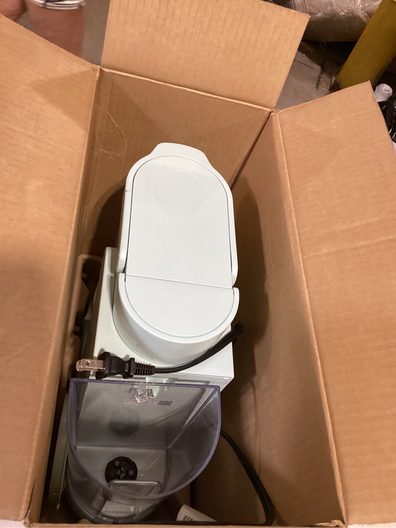 Condition photo showing As Is for keurig k-express single serve k-cup pod coffee maker, 3 brew sizes, strong button feature, 42oz removable reservoir, mint