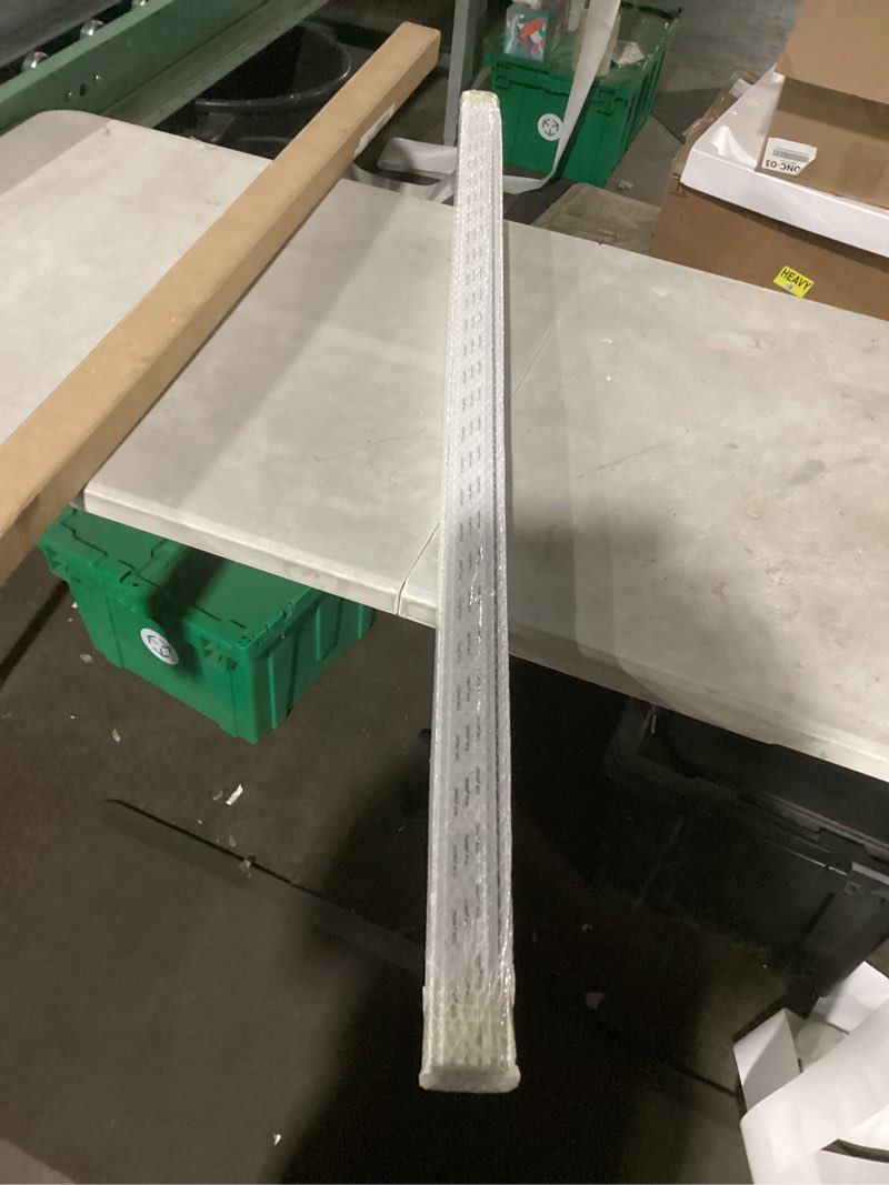 Condition photo showing Good Condition for u channel blackout pvc light blocking strips 58" for roller blinds light gap blockers window shades side rail tracks bedroom sleep, side tracks for cordless blackout shades (white, 2pcs) all-white-u-2pcs