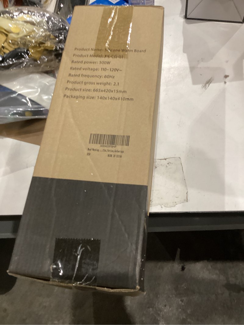 Condition photo showing New/Like New for Food Warming Mat,Full Surface Heat Electric Warming Tray,5 Temp-Settings Warming Mat for Food,Portable Silicone Food Warmer Mat with Handle,Food Warming Mat for Buffet,Parties,Gatherings