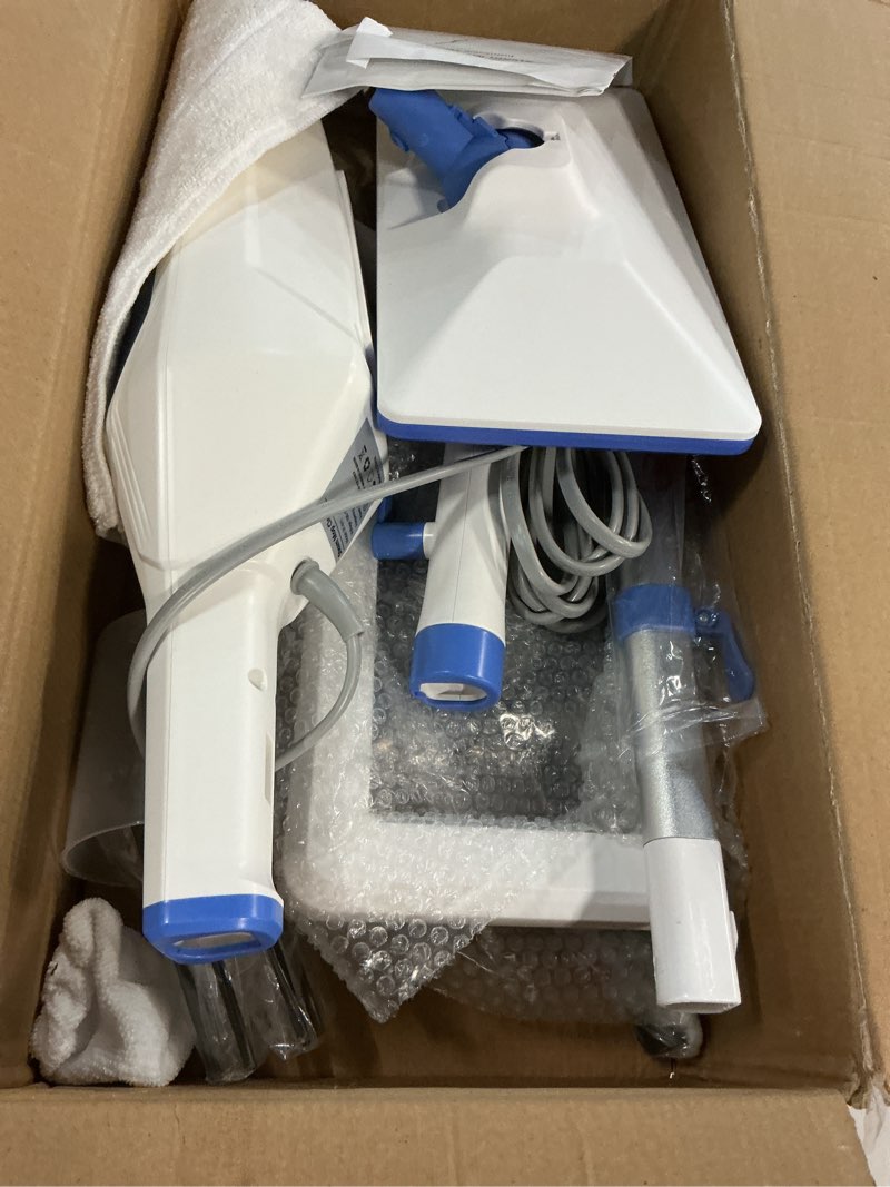 Condition photo showing Good Condition for SENMO Steam Mop, 14-in-1 Detachable Steam Cleaner for Home and Floor, 1300W 228°F Deep Cleaning MultiPurpose Floor Steamer with 14 Attachments for Hardwood Floors, Tile, Grout, Furniture, Carpet, Wall White