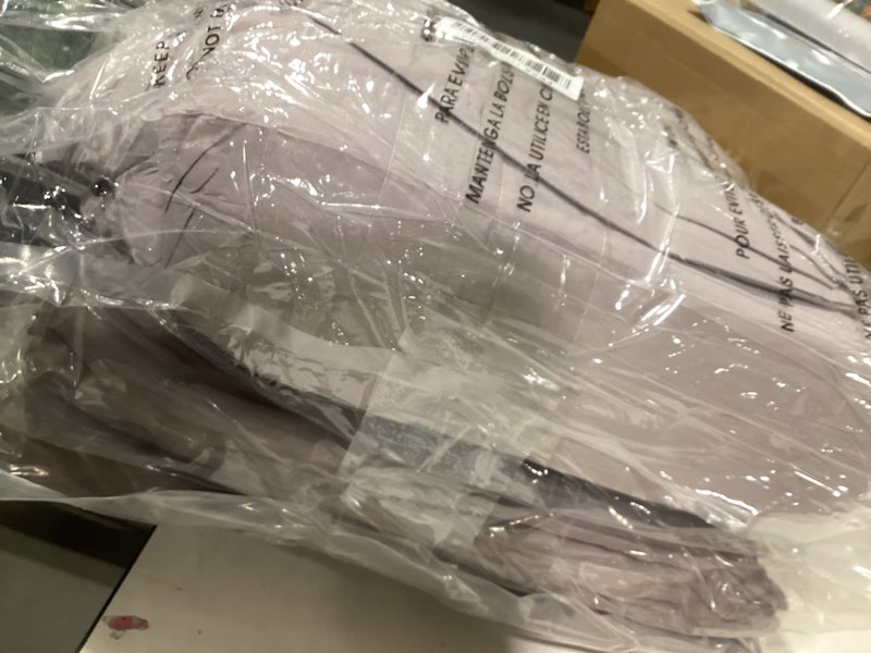 Condition photo showing Good Condition for Monbix California King Size Comforter Set - 7 Pieces Bed in a Bag California King, Plum Bedding Sets with Comforter, All Seasons Comforter Bed Set with Sheets, Pillowcases & Shams Ltalian Plum Cal King(104"X96")