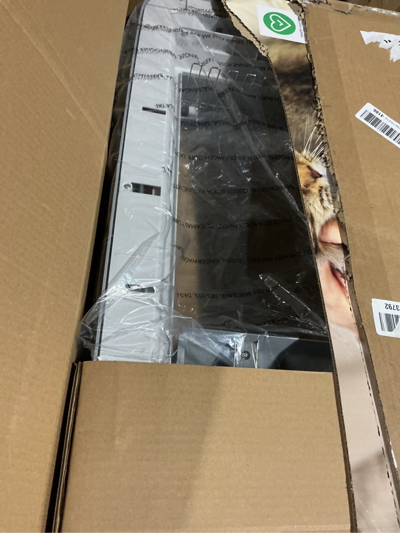 Condition photo showing Good Condition for PetSafe ScoopFree Crystal Pro Legacy Self-Cleaning Automatic Litter Box - Uncovered Motion-Sensing Cat Box with Integrated Health Counter - Includes 1 Disposable Crystal Litter Tray Standard Regular Uncovered