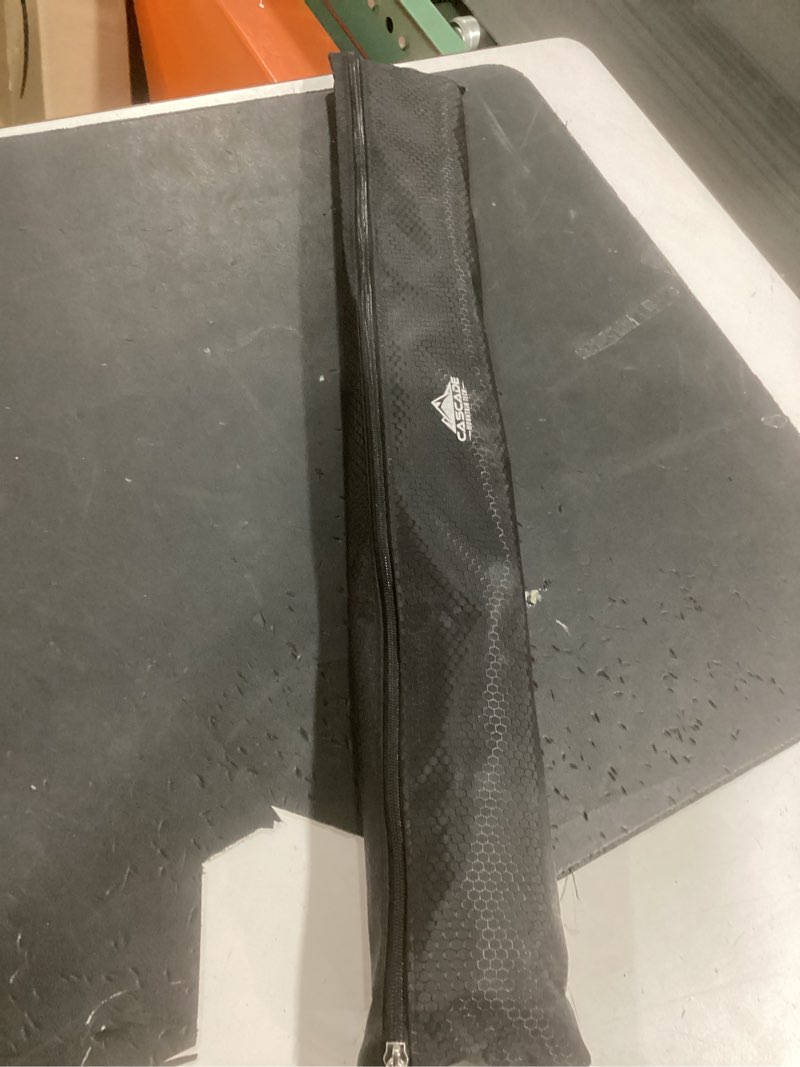 Condition photo showing New/Like New for cascade mountain tech trekking poles - carbon fiber walking or hiking sticks with quick adjustable locks black ultralight ultralight carbon fiber eva grip