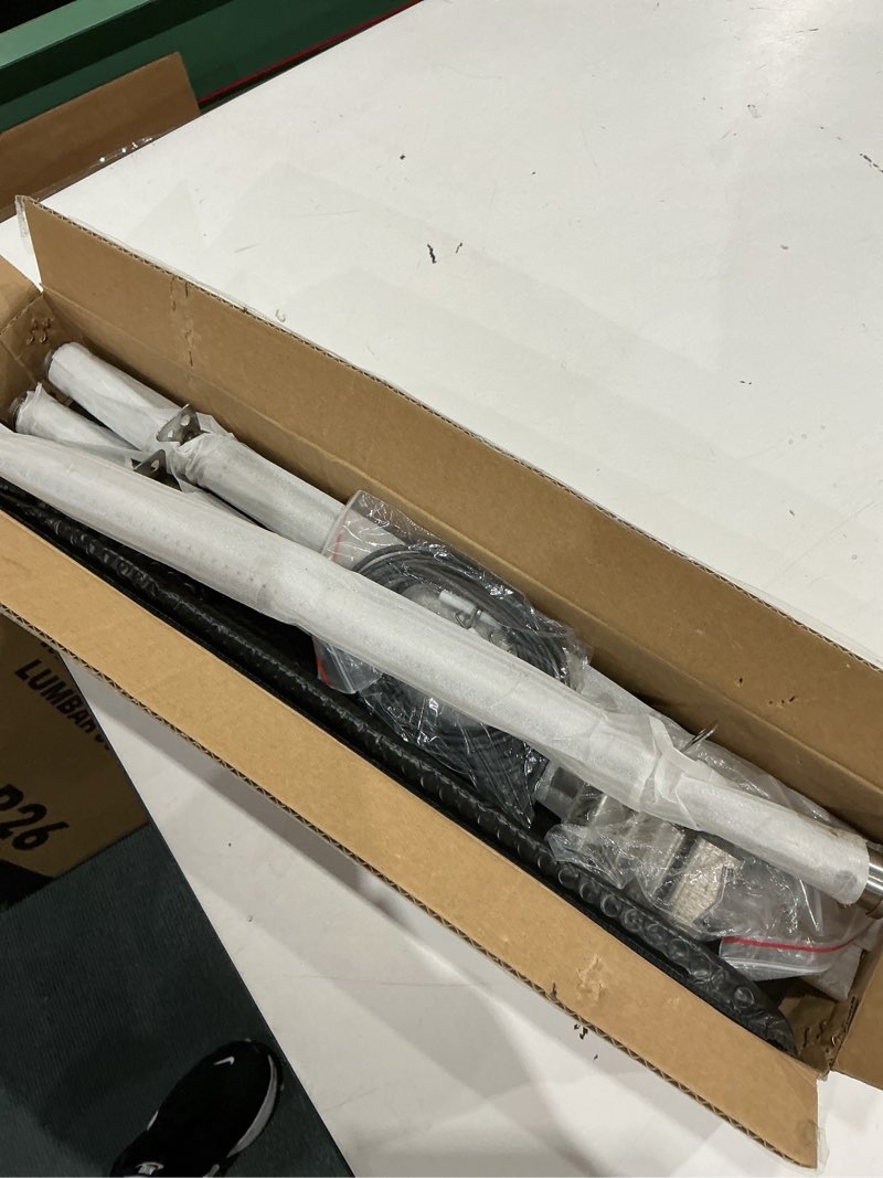 Condition photo showing As Is for grill parts for chargriller 5050, 3001, 3008, 3030, 4000, 5252, 5650,heat plate replacement parts for king griller shield tent deflector (black-3pcs with burner tubes, ignitor, hanger brackets)