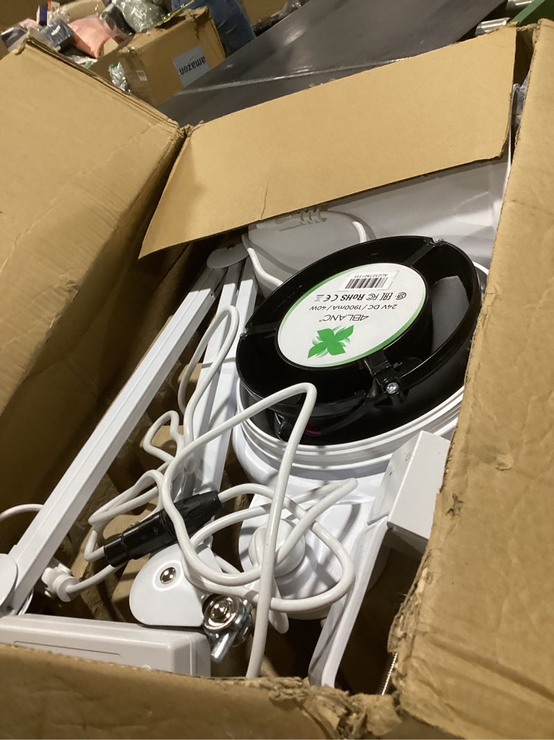 Condition photo showing Good Condition for 4blanc® alize original vacuum nail dust collector for pedicure with built-in dimmable led lamp, certified hepa 11 medical grade replaceable filter, and universal table mount