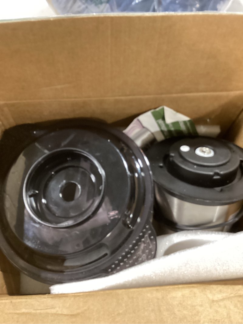 Condition photo showing Good Condition for 3-Speed Electric Food Processor: Meat Grinder, Vegetable Chopper & Baby Food Maker - 300W, 2 Bowls (8 Cup Stainless Steel+8 Cup Glass), Quiet Operation