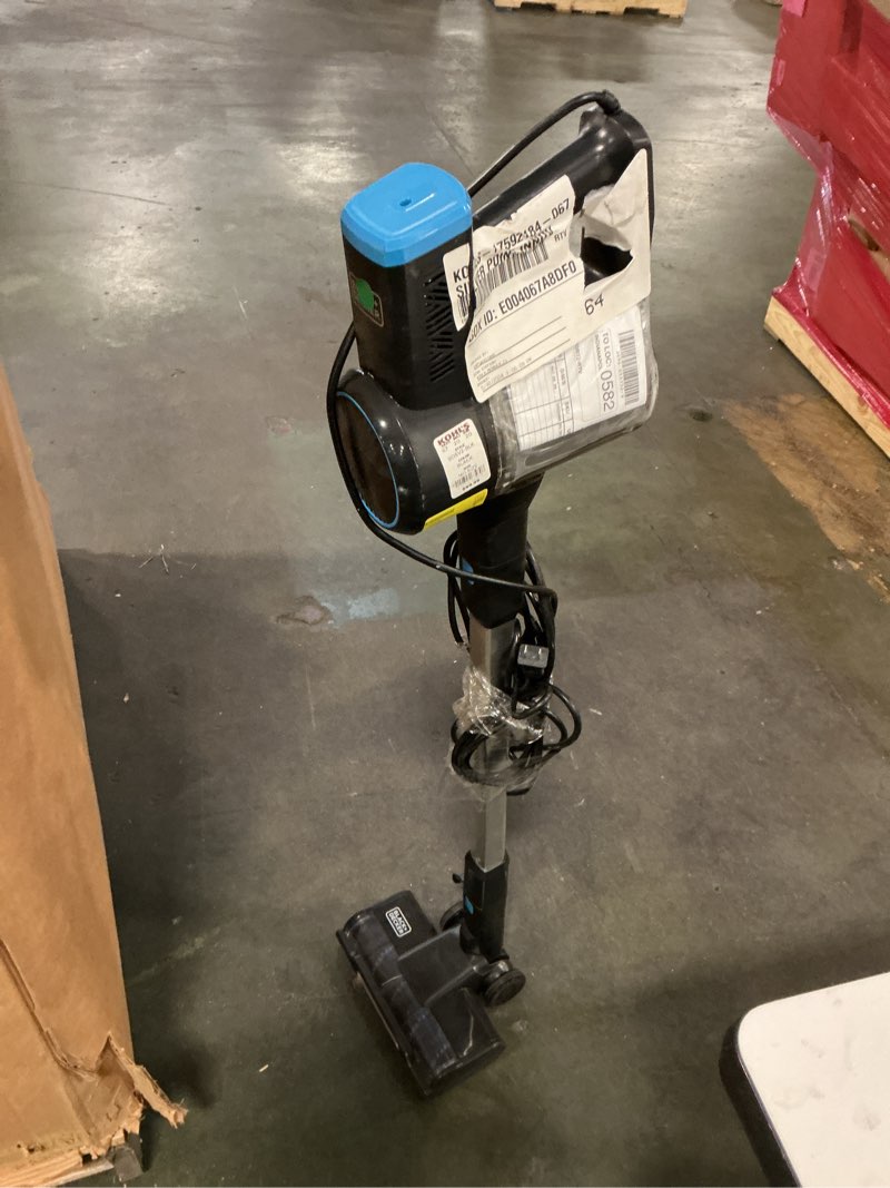 Condition photo showing As Is for Black + Decker Stick Vacuum Cleaner - Swivel Steering