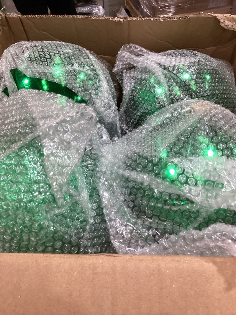 Condition photo showing Good Condition for Extra Large Size Outdoor Christmas Ornaments, Oversized Huge Big Shatterproof Xmas Christmas Plastic Balls for Outside Lawn Yard Tree Hanging Decorations (8"/200mm, Green, 8 Packs) Green 8"/8PCS