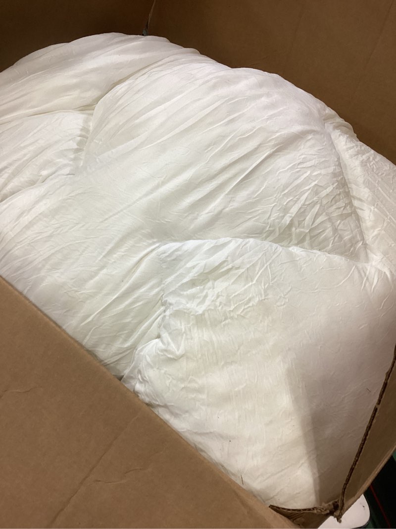 Condition photo showing As Is for WhatsBedding 4 Inch Memory Foam Mattress Topper Full for Back Pain Relief, Filled with Breathable Memory Foam, Soft Fluffy Supportive Bed Mattress Topper, 75x54x4 in