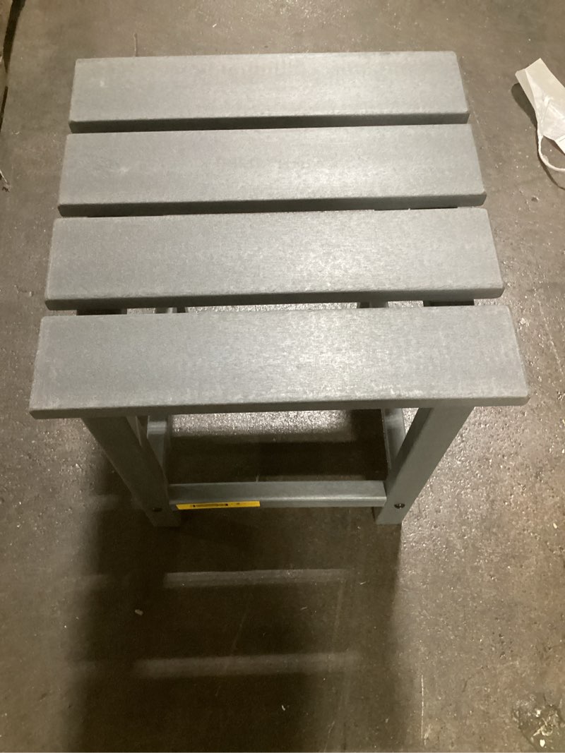 Condition photo showing Good Condition for (similar too)adams patio square outdoor end table 18.9-in w x 18.9-in l