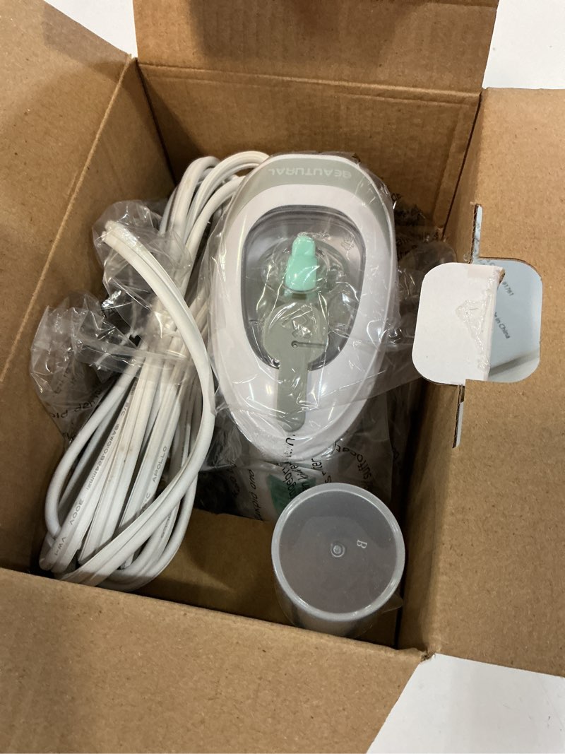Condition photo showing Good Condition for beautural mini travel steam iron for clothes with dual voltage, white | non-stick soleplate and cord storage, easy temperature control, ideal for sewing, quilting and handcraft