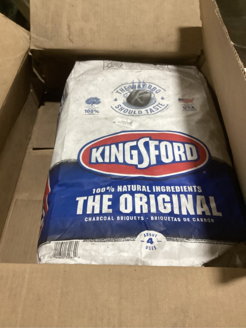 Condition photo showing Good Condition for Kingsford Original Charcoal Briquettes, BBQ Charcoal for Grilling, 16 Pounds (Package May Vary)