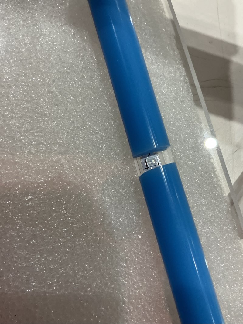 Condition photo showing Good Condition for (used, cracked blue light)open signs for business ultra bright led neon open signs for business storefront window glass door shop store florists bar salon pubs with on/off switch (blue/red, 32 inch) blue/red 32 inch