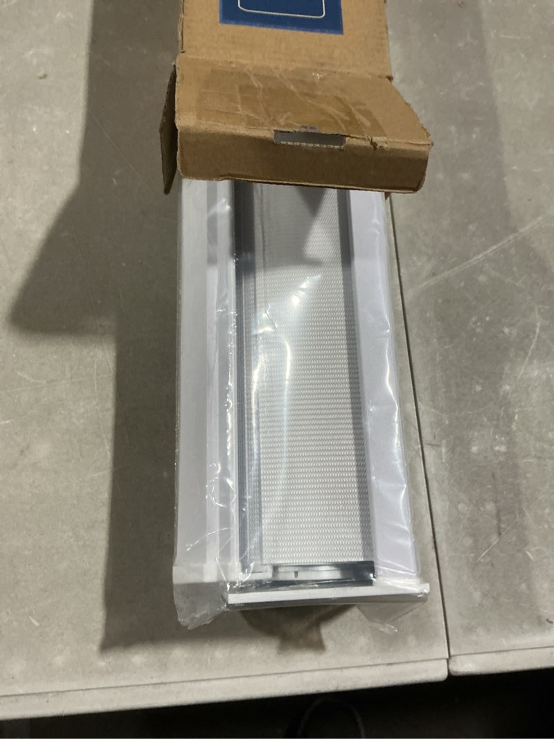 Condition photo showing Good Condition for joydeco cordless zebra blinds (pro), dual layer light control zebra blinds for windows, light-proof aluminum cover, free-stop roller shades for home & office (white, 18" w x 48" h) white 18"w x 48"h