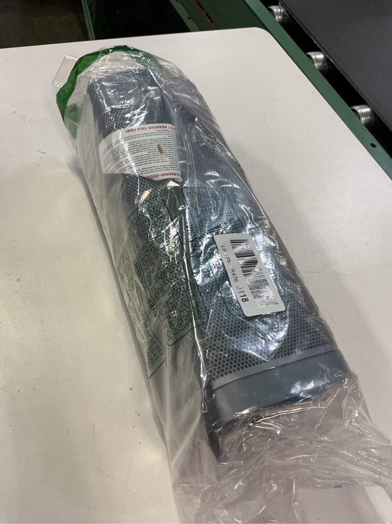 Condition photo showing As Is for Gaiatop Space Heaters for Indoor Use, Portable Electric Heater with Thermostat, 1500W PTC Ceramic Room Heater with Remote, 5 Modes, 60° Oscillating, 12H Timer Fast Heating Bedroom Office Bathroom Home Silver